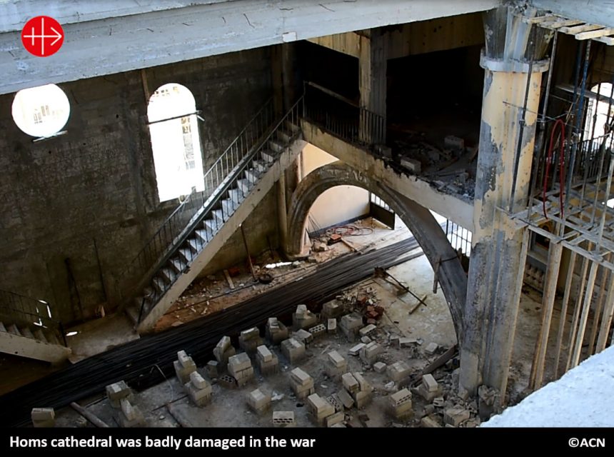 SYRIA: Reconstruction of Homs cathedral symbolises hope for Christians – Maria Lozano – ACN International