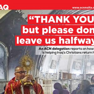 IRAQ: THANK YOU… but please don’t leave us halfway”