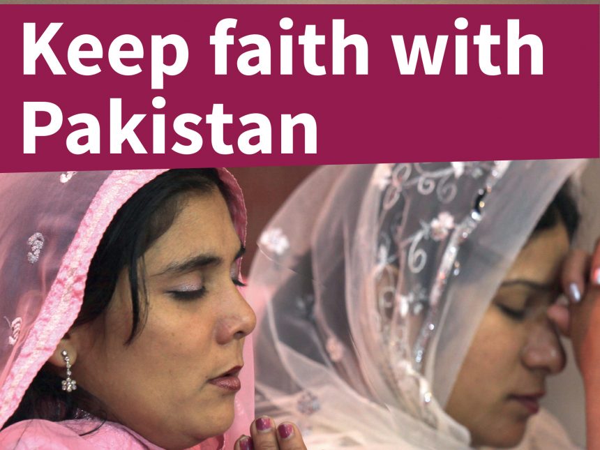 Keep faith with Pakistan