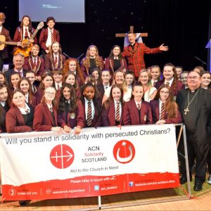 Pope Sends Message to Young Scots at Rally against Christian Persecution