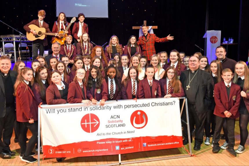 Pope Sends Message to Young Scots at Rally against Christian Persecution