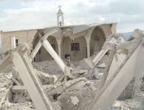 LEBANON: Church sheltering displaced people destroyed in airstrike