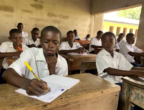 The Nigerian Bishop helping fleeing families and getting children back to school