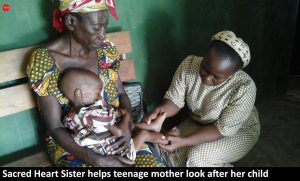 sacred-heart-sister-helps-teenage-mother-look-after-her-child
